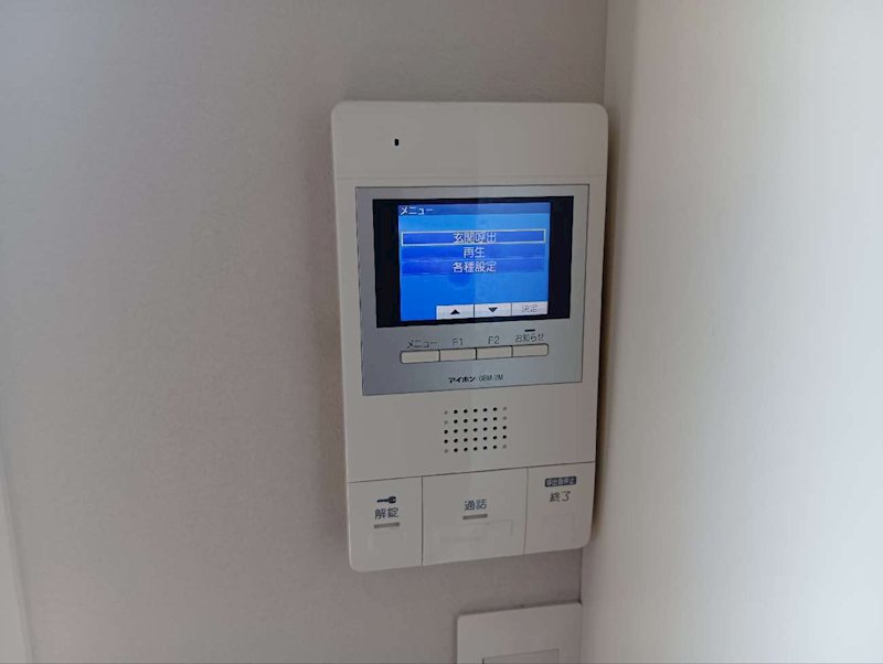 セキュリティ　訪問者の顔を確認できるTVモニタインターホン♪