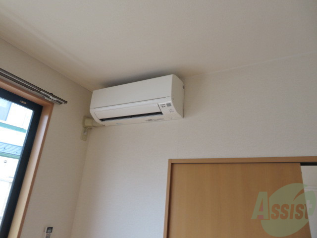 その他設備　エアコンがあれば室温管理は大丈夫ですねー