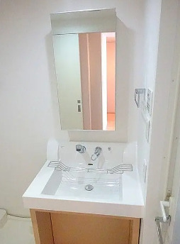 洗面設備　別タイプ部屋　参考写真です