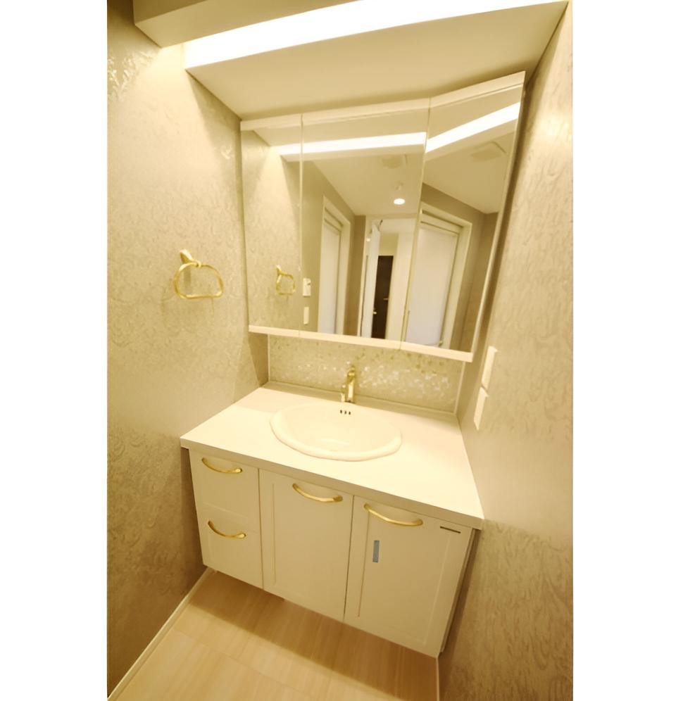 洗面設備　別タイプ部屋　参考写真です