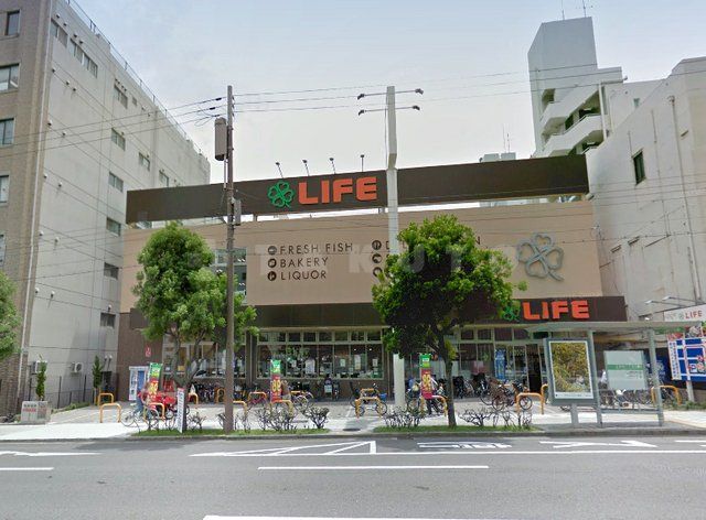 スーパー　ライフ 清水谷店（スーパー）まで395m