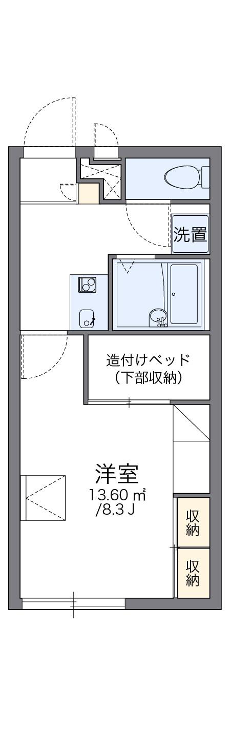 レオパレスサニーコートの間取り写真