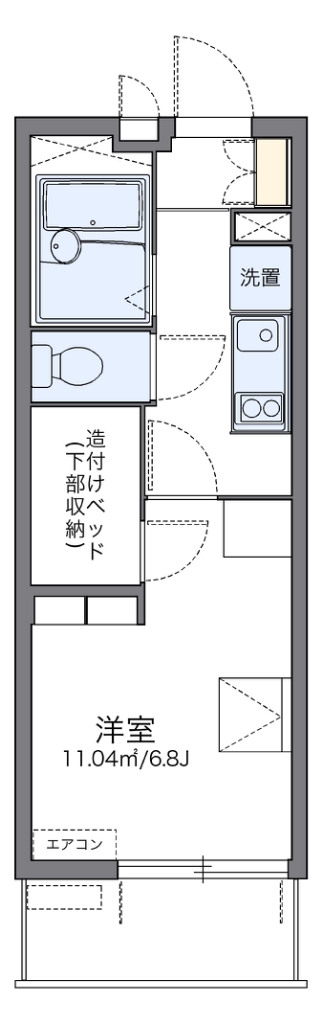地下鉄鶴舞線 平針駅 徒歩11分 4階建 築18年の間取り写真