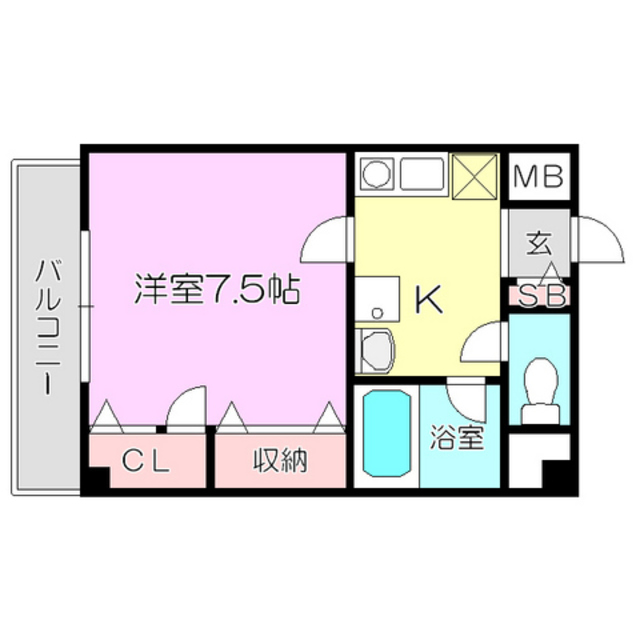 阪急京都線 南方駅 徒歩5分 6階建 築25年の間取り写真