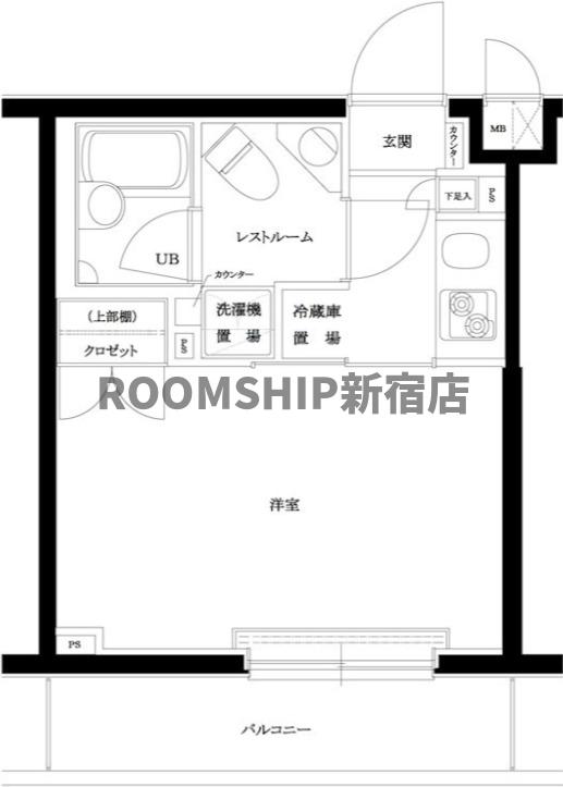 東急目黒線 西小山駅 徒歩6分 5階建 築12年の間取り写真