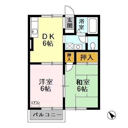 クレインビレッジの間取り写真