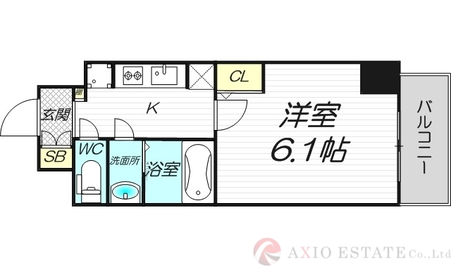 エムブイインプ新大阪の間取り写真