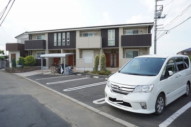 駐車場　車をお持ちの方に嬉しい駐車場付きの物件です