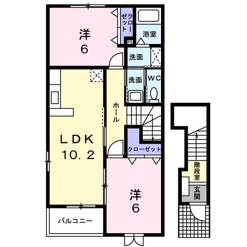 【アネックス北門イーストコートの間取り】