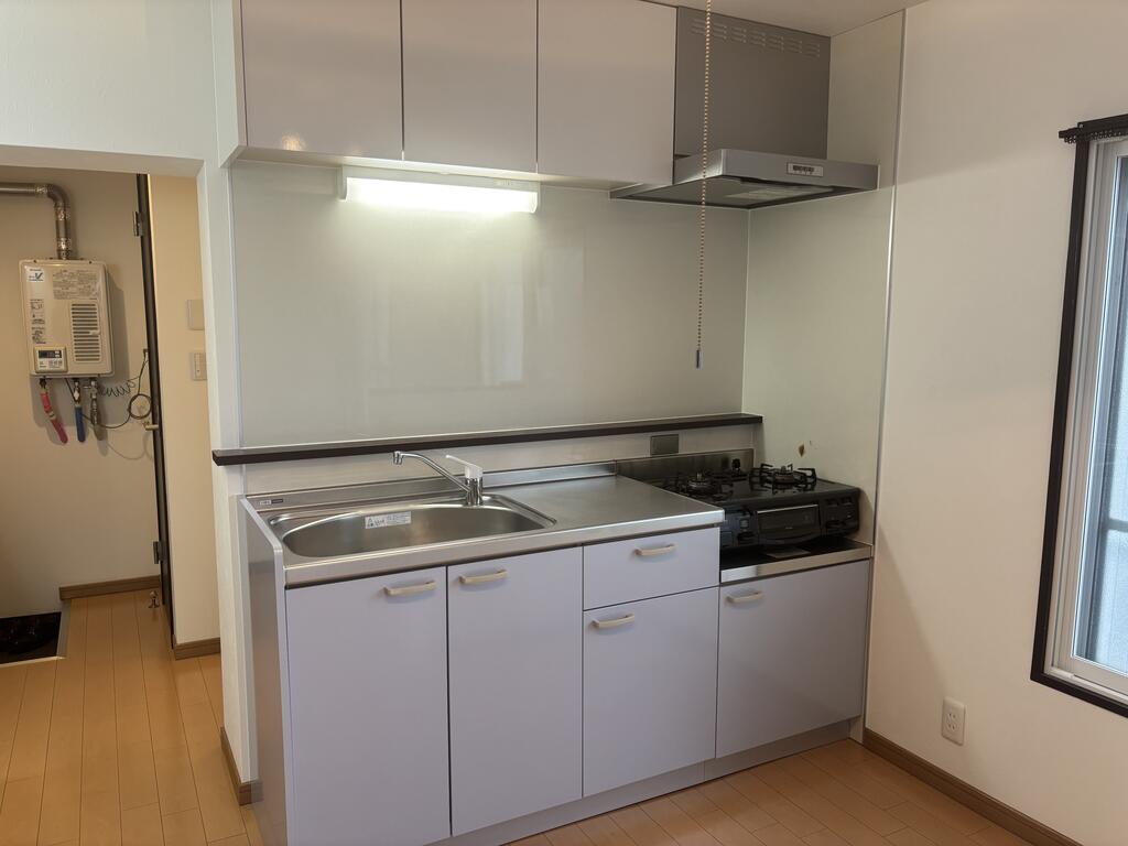 キッチン　ガスコンロ2口付き