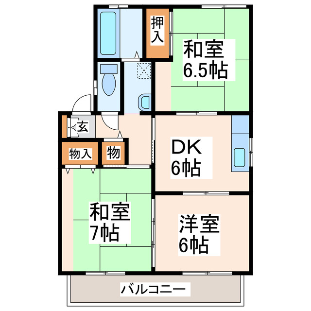 サンライフ山脈の間取り