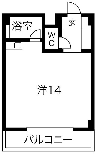 大阪市平野区喜連のマンションの間取り