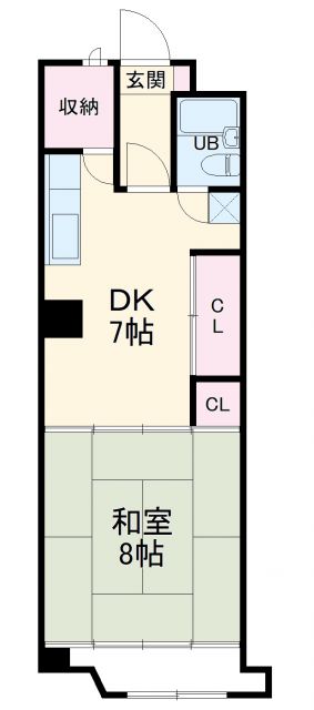 大垣市緑園のマンションの間取り