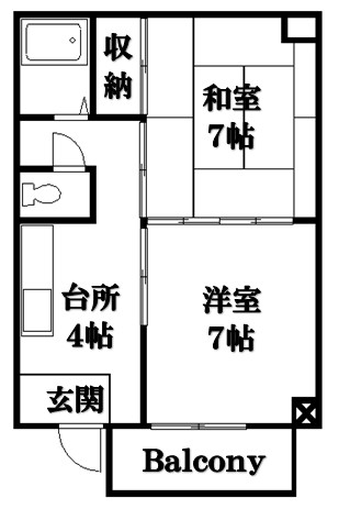 HRヒルズの間取り