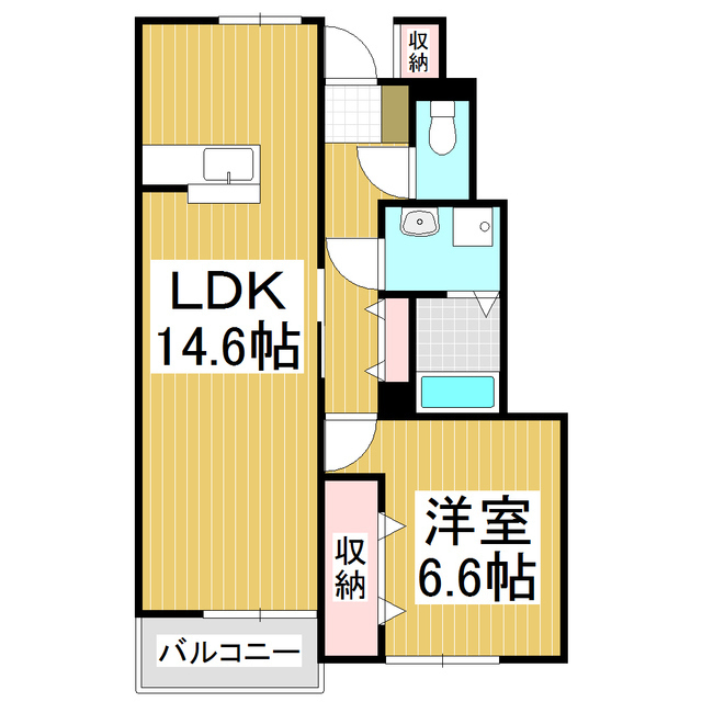 レジーナＣの間取り