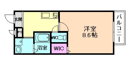 フジパレス出来島WESTI番館の間取り