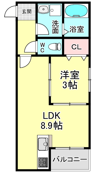 サニーガーデン博多南の間取り