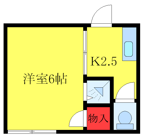 東京都北区上十条４（アパート）の賃貸物件の間取り