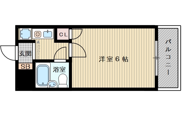 エスリード新大阪第２の間取り