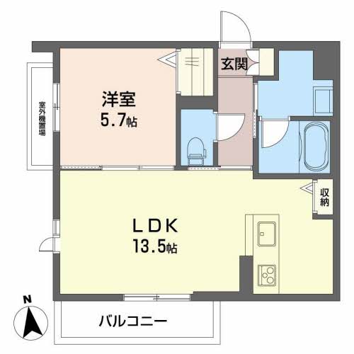 ≪新築≫シャーメゾン南田辺の間取り