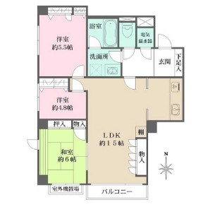 イトーピア信濃町マンションの間取り