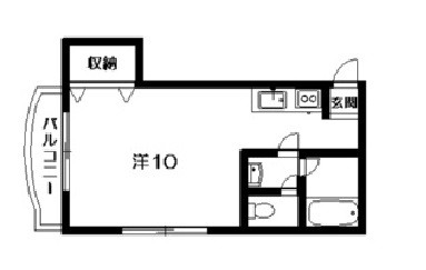 メゾン内藤の間取り