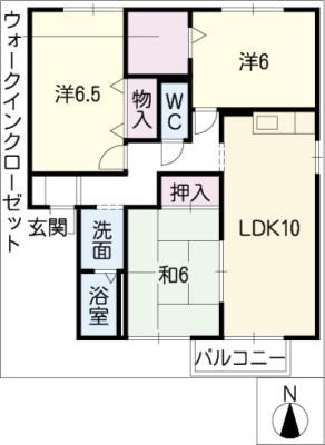 プレミール　カドマの間取り