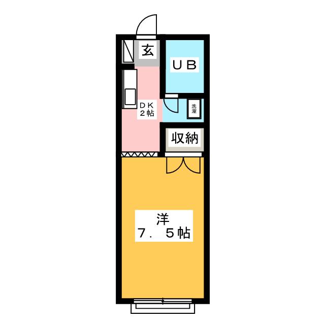 メゾン６２IIの間取り