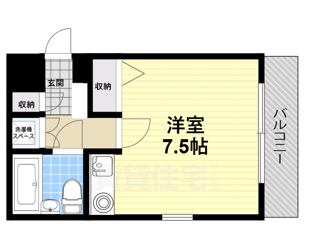 橿原市久米町のマンションの間取り