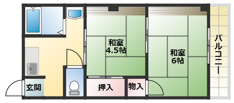 イツキマンションの間取り