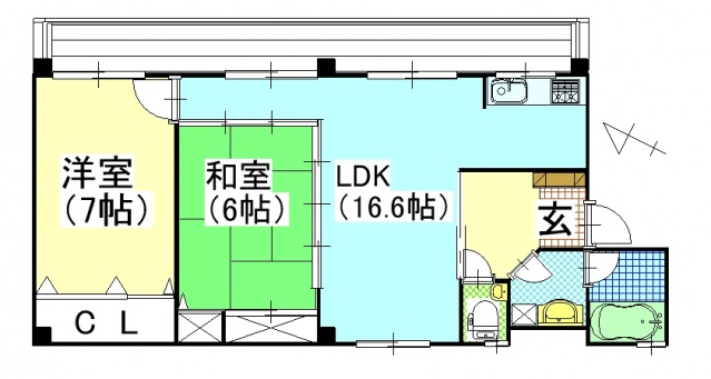 カーサ沖の間取り