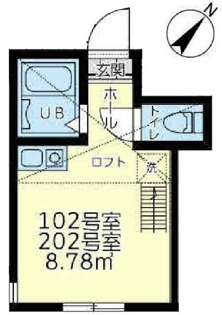 横須賀市小矢部のアパートの間取り