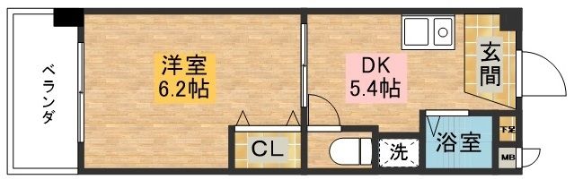 ウォーターフロント出島の間取り