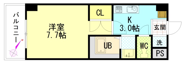 リバーサイド夢園の間取り