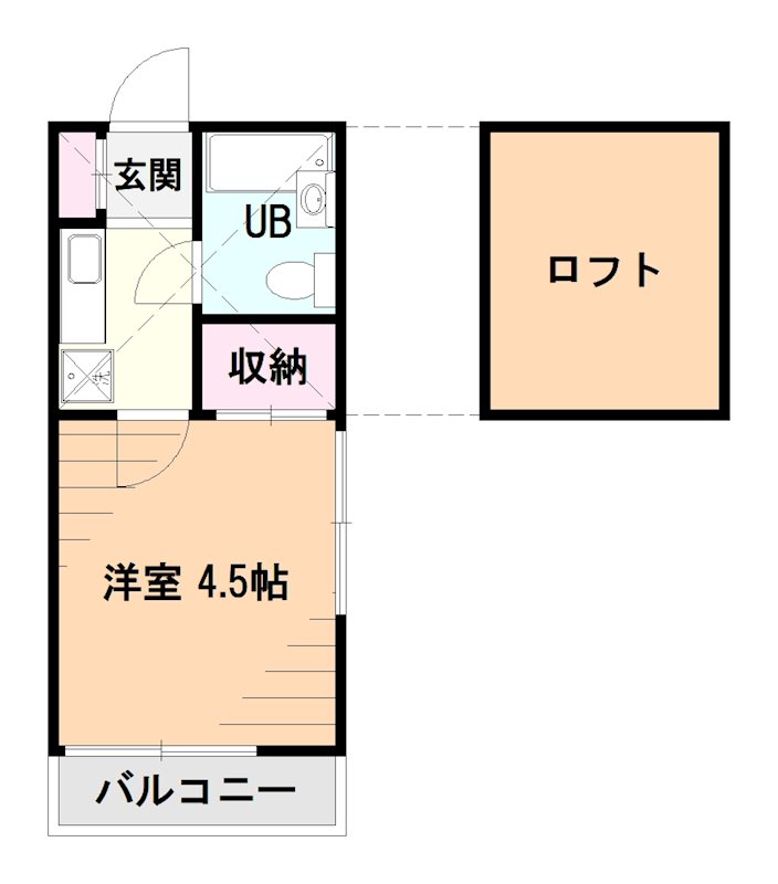 レオドリーム所沢の間取り