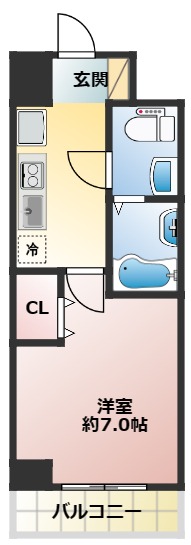 マロワール神戸の間取り