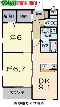 アイズタウンの間取り