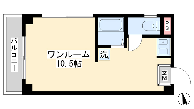 メルシー神宮前EASTの間取り