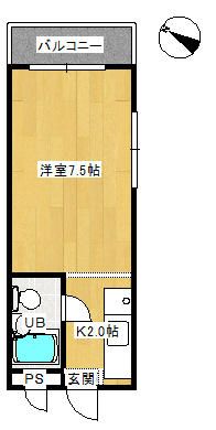 住崎第２マンションの間取り