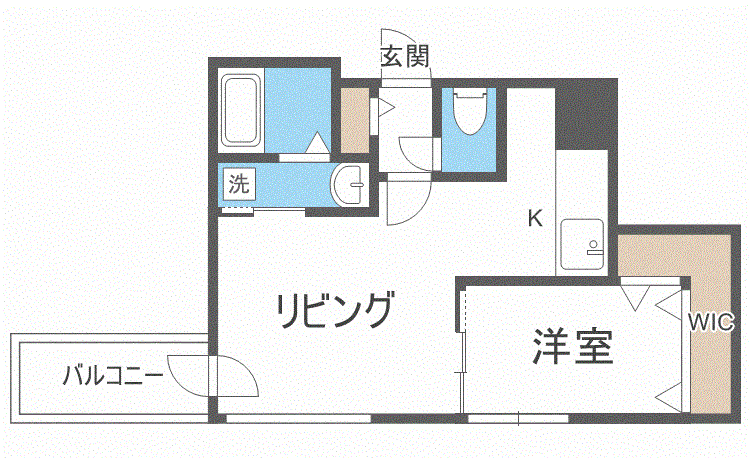 ビッグレジデンス中島公園の間取り