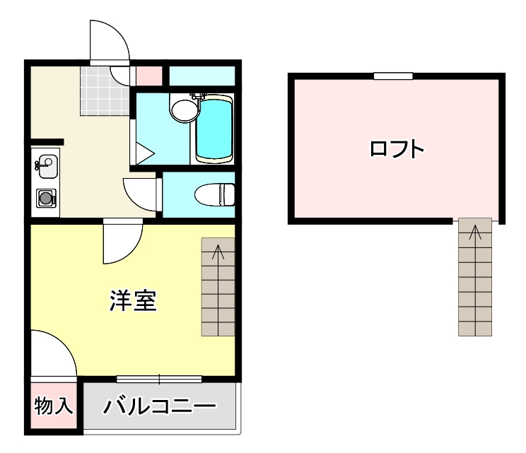 セイラBOX東貝沢Aの間取り