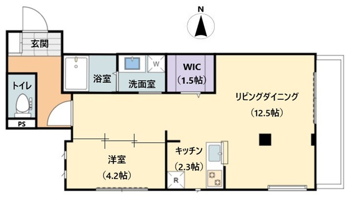 豪徳寺１６１９の間取り