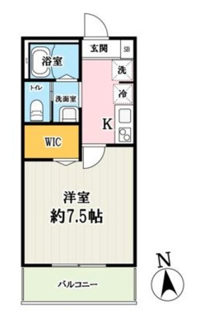 キャメル所沢青葉台の間取り