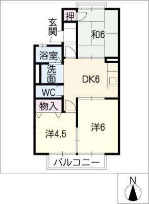 セントラルヴィレッジＣ棟の間取り