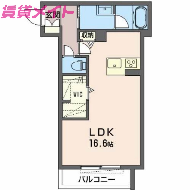 グランジュッテ桑名駅前の間取り