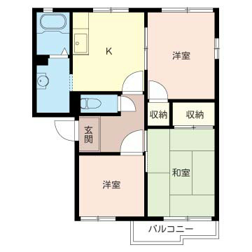 エクセル水村の間取り