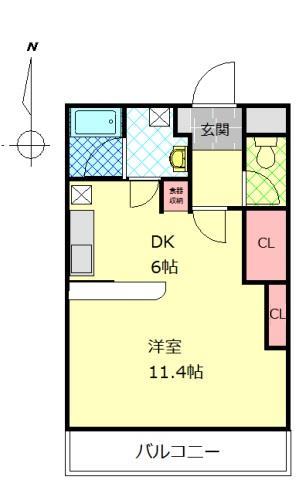 サンライズ上野丘の間取り