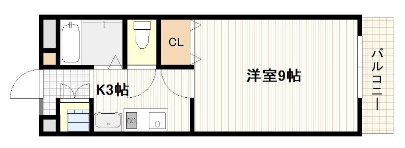 廿日市市宮内のマンションの間取り