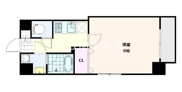 ＳＯＬ（ソル）東中央の間取り