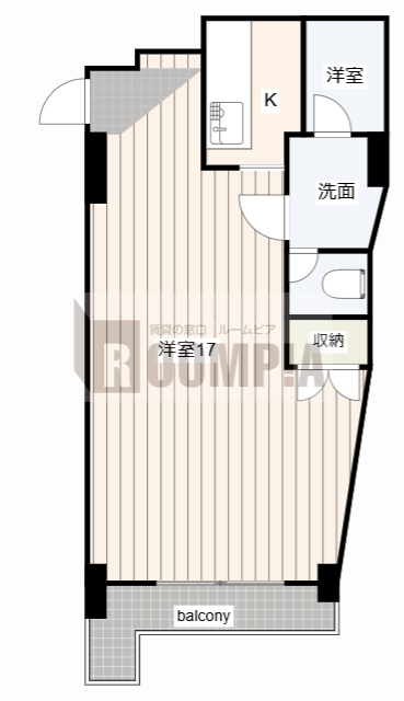 サンシャインビルの間取り